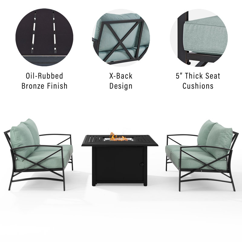 Kaplan - Person Patio Conversation Set