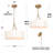 Mckevitt 3 - Light Dimmable Drum Chandelier