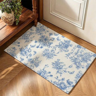 Tapis décoratif 120 po x 80 cm Airy Blue