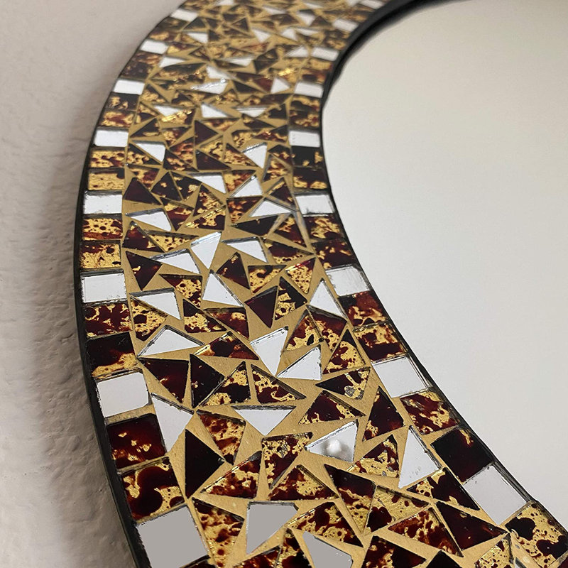 Brodde Beveled Venetian Accent Wall Mounted, Golden Sands
