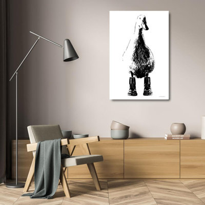 Trinx Kamdon Kreations Gallery Wrapped Canvas Art Titled: Duck in Docs