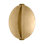 Peter Bristol Cymbal 1-light wall sconce in natural brass finish with brass shade