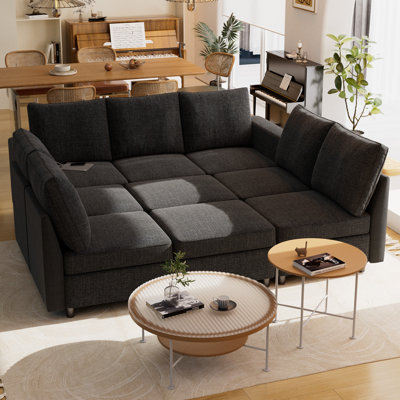 VINGLI 9-Piece Modular Sectionals