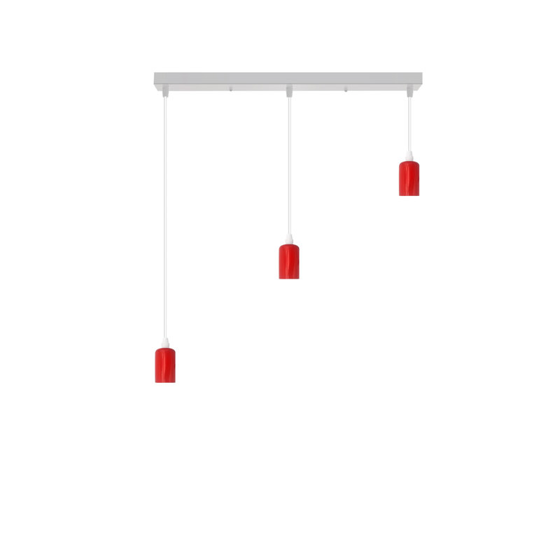 Llovani 3 - Light Kitchen Island Pendant, Red