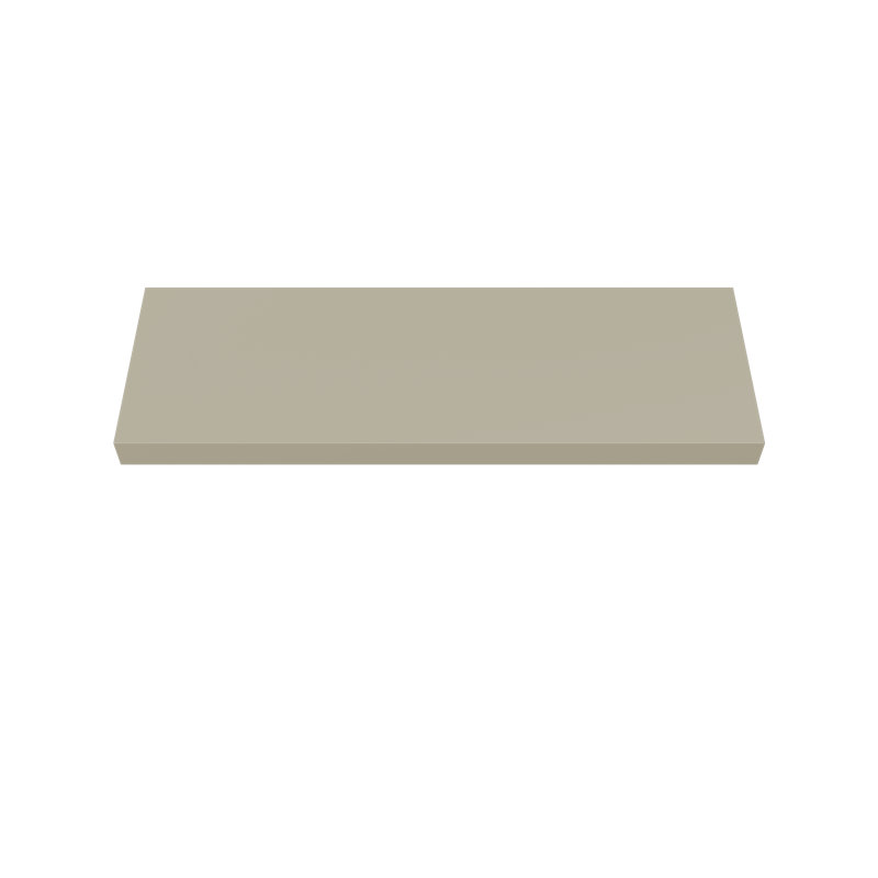 Painted Wood Floating Shelf, Green