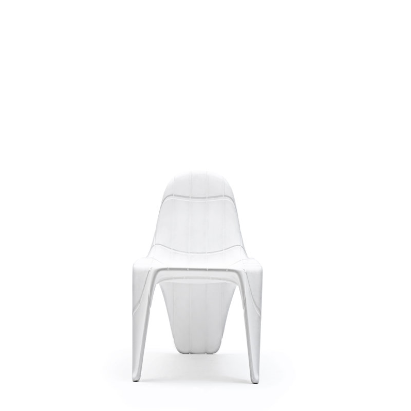F3 Stacking Patio Dining Side Chair, Ice