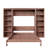 Full Size Solid Wood Murphy Bed with Desk and Bookshelf