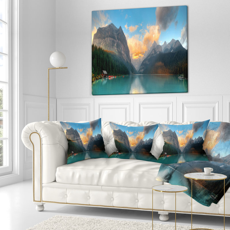 Coussin réversible, Carré 18 po, Coussin décoratif