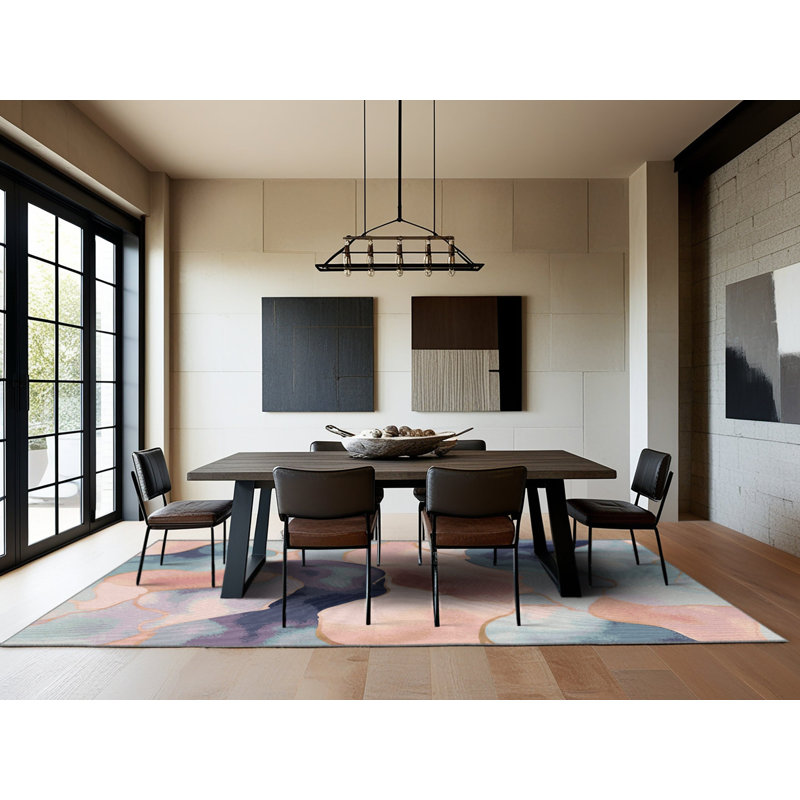 Rosewater Drift Rug, Rectangle 5' x 8'