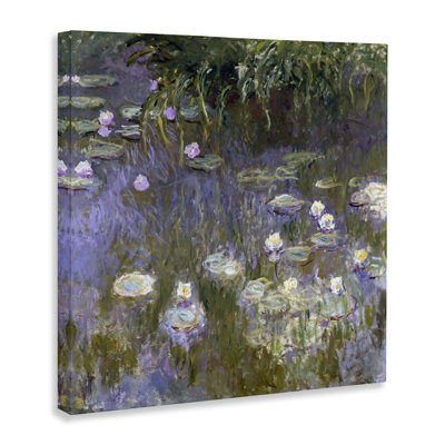 Classical Water Lilies Monet Canvas Wall Art by one1000paintings