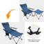 Chaise de camping inclinable
