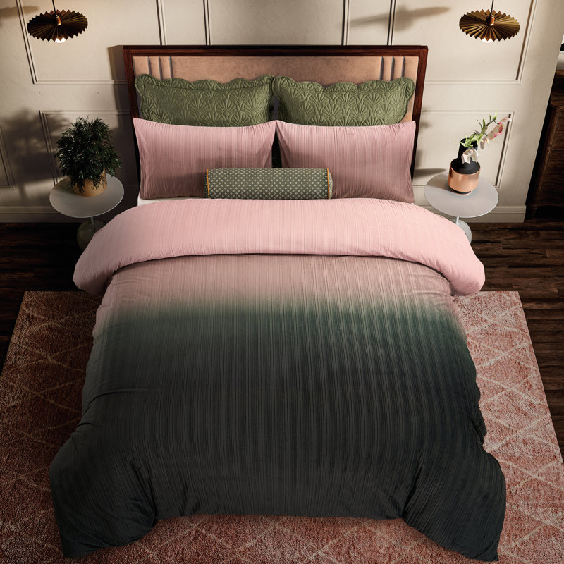 Ombre Velvet Comforter Set, Queen Comforter