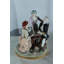 Ensemble de figurines en porcelaine à table avec tasses NIFao 10 po x 10 po x H 13 po