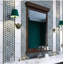 Weaved Hexagon Glass Mosaic Tile-61171661
