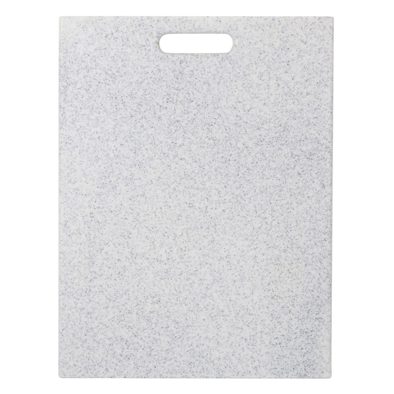Eco-Friendly Gray Plastic Rectangular Cutting Board, 16x12