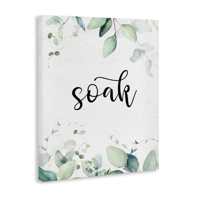 Toile «Soak Leafy Herbs», conception par lettré