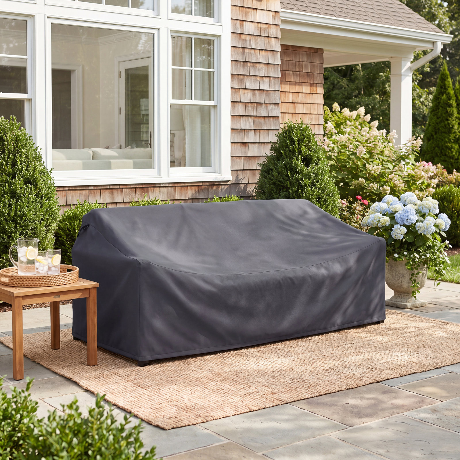 80" Powder Coated Patio Sofa Cover