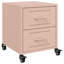 Anadalay 36cm W Steel Bedside Table-905989312