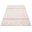 Tapis rectangulaire en laine nouvel âge Aristi de conception unique 6 pi x 9 pi Ivoire