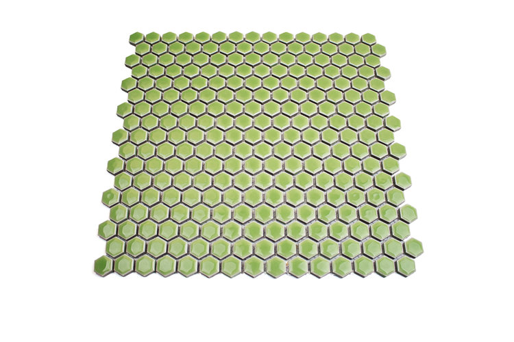Bliss Edged 0.6" x 1" Ceramic Honeycomb Mosaic Wall & Floor Tile