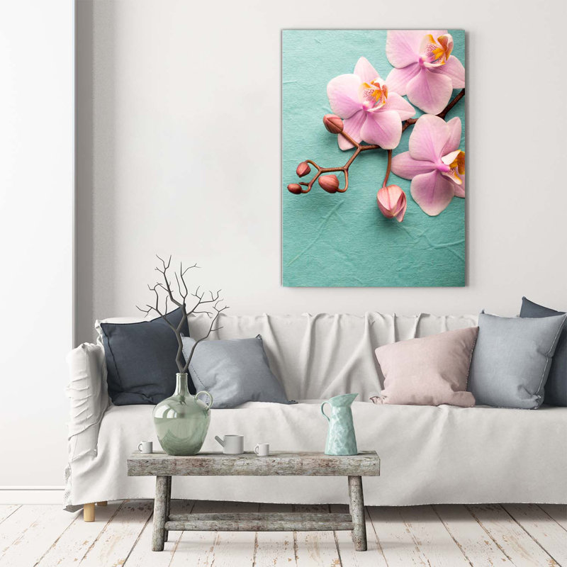 Pink Orchid - Wrapped Canvas Print