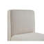 De 2 chaises de salle à manger modernes - rembourrage, rembourrage en mousse, forme rectangulaire, hydrofuge, structure stable en métal et pin 2 chaises avec tissu moderne, rectangulaire, teinté, bois