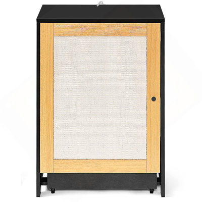 End Table, Cat Litter Box Enclosure, Hidden Cat Washroom, Litter Cabinet With Sisal Door