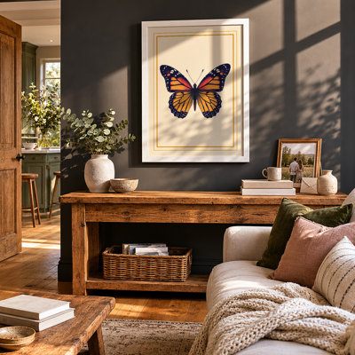 Monarch Study Botanical - Print