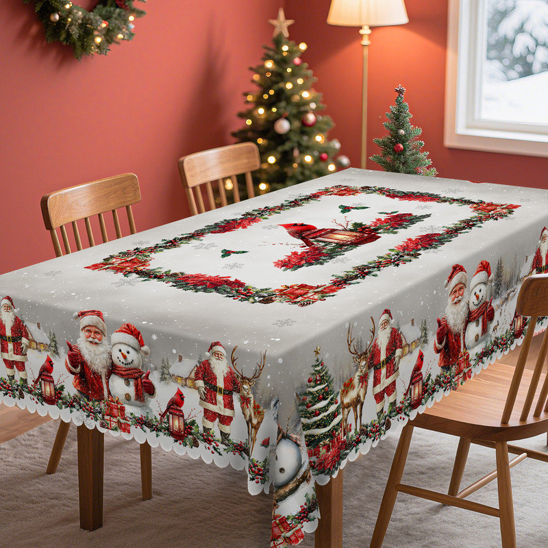Nappe Christmas, L 86,6 po x l 70,8 po