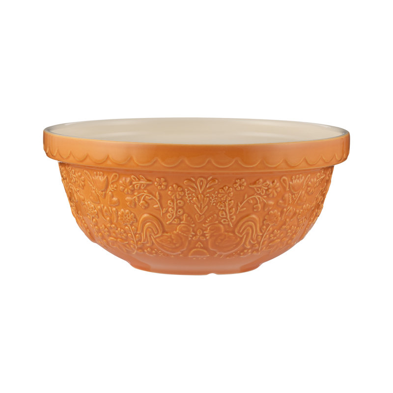 Mason Cash Home To Roost Mixing Bowl, 24cm, Yellow