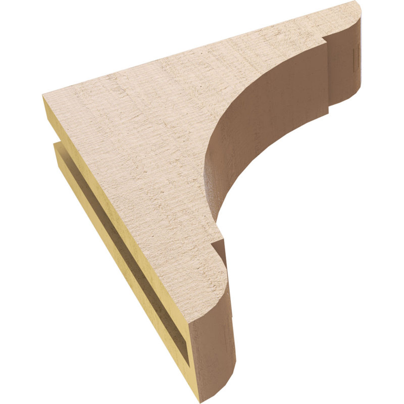 Bois de cèdre brut olympique TimberThane Corbel, brun clair apprêté, H 12 po x l 3 po x P 12 po