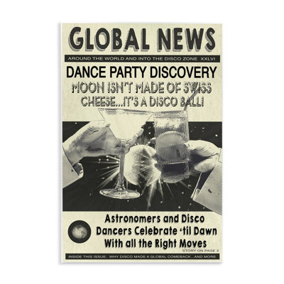 «Vintage Disco News Article Art» par Graffi * tee