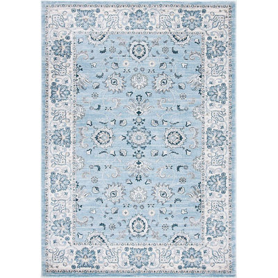 Tapis bleu Delmer