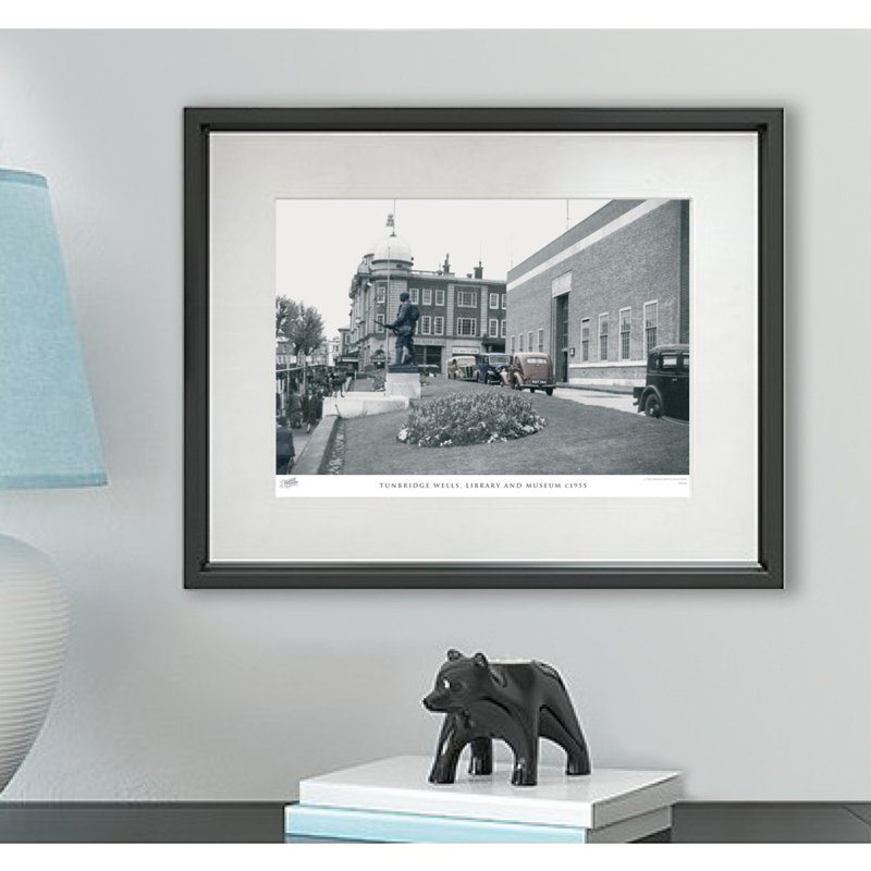 Tunbridge Wells, Library And Museum C1955 by Francis Frith - Single Picture Frame Print, 40cm H x 50cm W x 2.3cm D
