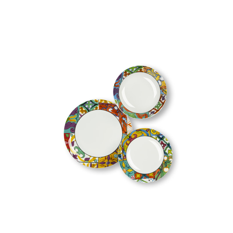 Belem Piece Ceramic Dinnerware Set - Service for 4