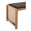 Tillar Genuine Leather Upholstered Bench