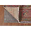 Tapis rose rétro en laine 8x11
