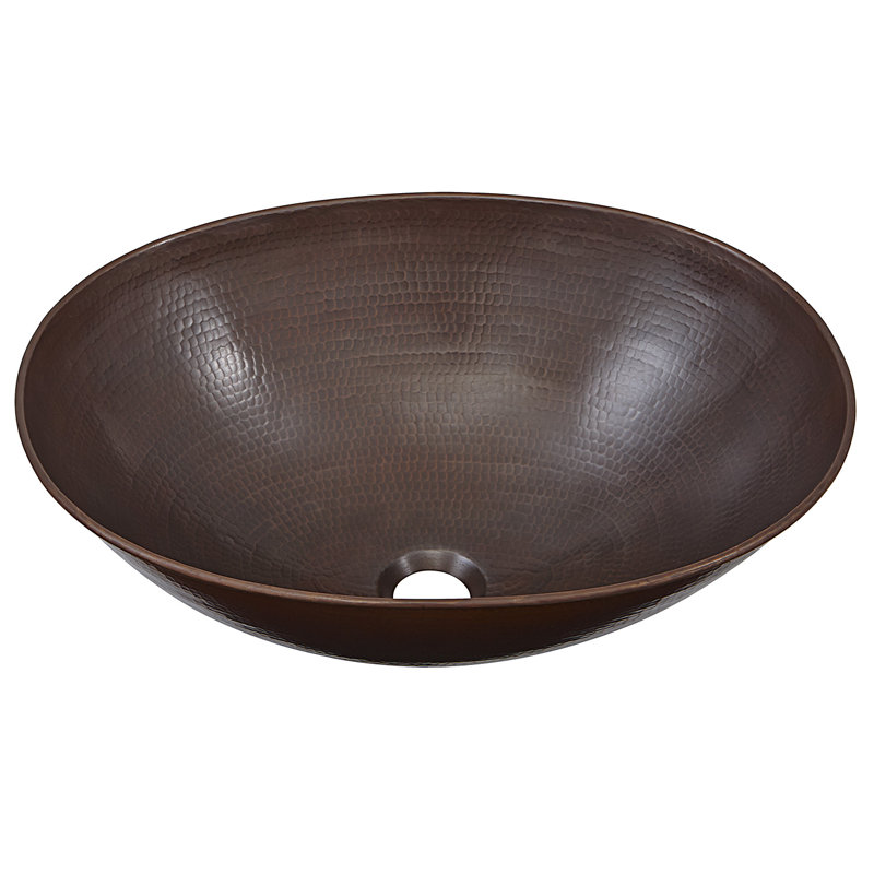 Lovelace 16.5" Vessel Bathroom Sink in Copper
