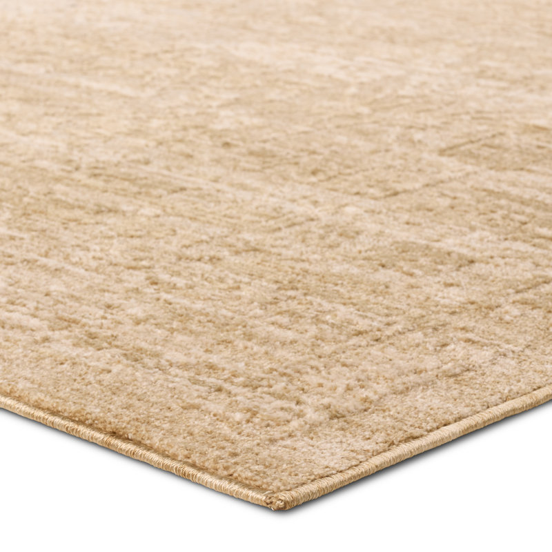 Tapis jaune Serenita, Rectangle 7 pi 9 po x 9 pi 9 po