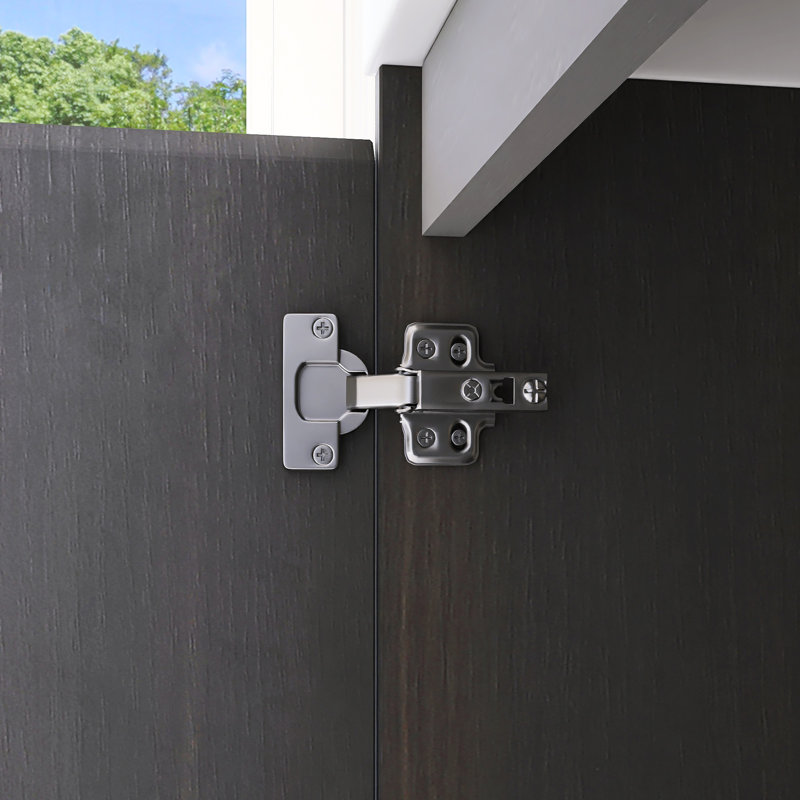 Meuble-lavabo simple 24 po avec plateau intégré en résine blanche 24 po, Noir châtaignier, 24"