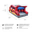 Jeu gonflable JumpOrange Shadow Obstacle Course pour enfants et adultes - pièce 3 (avec souffleur)