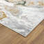 Tapis moderne et abstrait vert doré-106869740