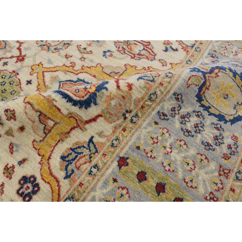 Clearance One-of-a-Kind Rectangle 9' X 12'2" Hand Knotted Area Rug