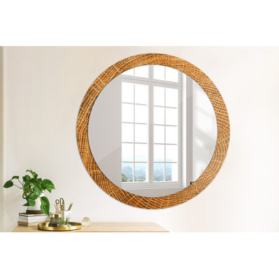 Huldar Glass Flat Wall Mirror