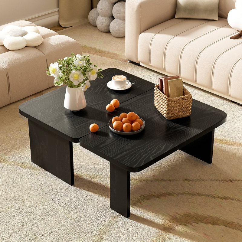 Ensemble de tables basses U-Can, Noir