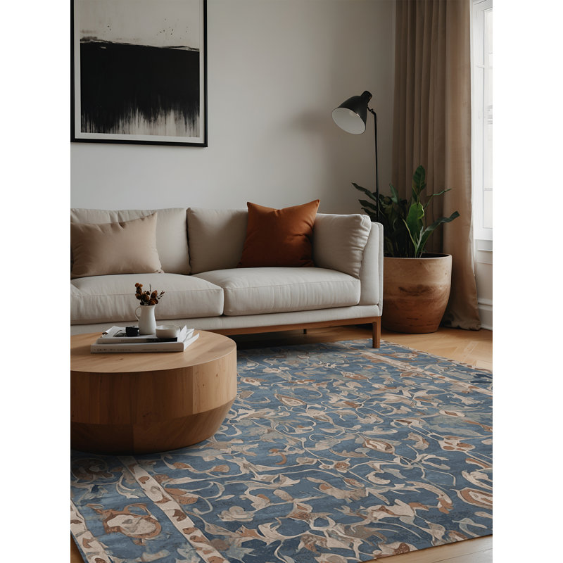 Machine Washable Black Area Rug, Square 6'