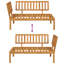 Rashann 133 cm W Solid Wood Patio Corner Sofa-1977034209