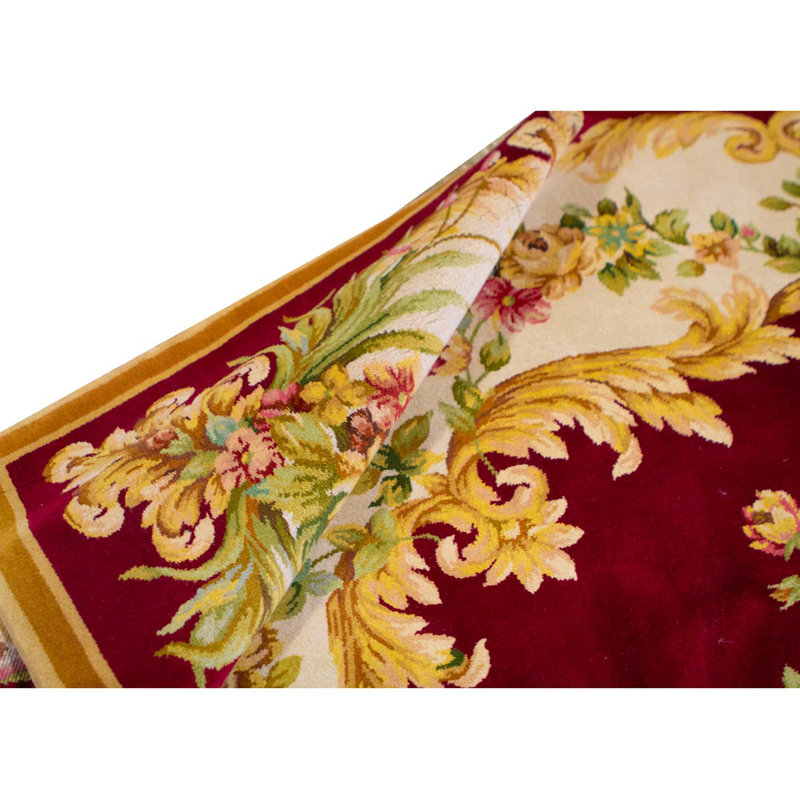Hand Knotted Wool Floral Area Rug