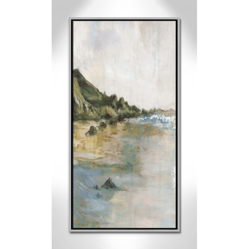 «Cordoba Tide’s Edge» par, Argent argent, H 37,5 po x l 19,5 po