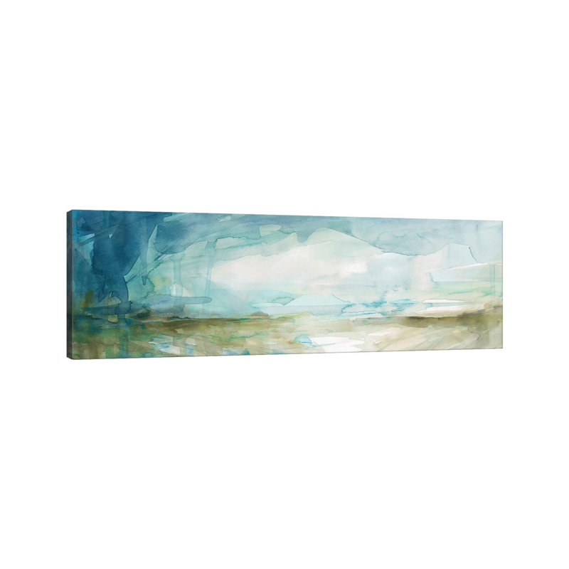 Spring Reflection I by Carol Robinson - Wrapped Canvas Panoramic Painting, 30.48 cm H x 91.44 cm W x 3.175 cm D
